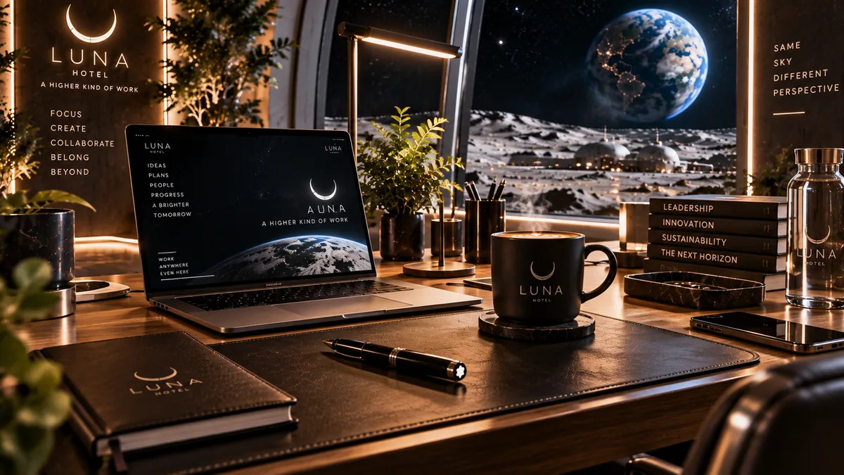 Arbeitsbereiche des Luna Hotels